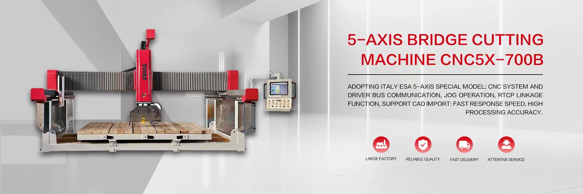 Kalite CNC Köprü Kesme Ekipmanı Fabrika